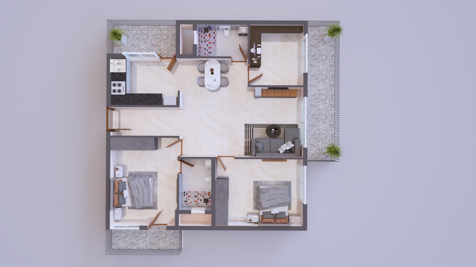 3BHK Apartment Proximity to NICE Road Kanakapura Junction